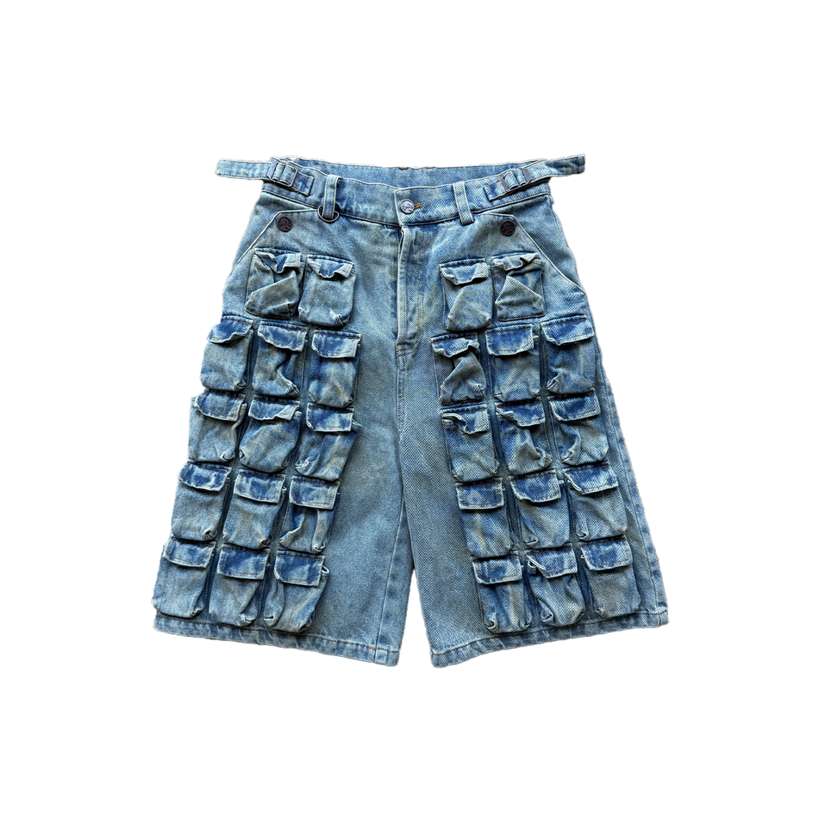 56 Pocket Denim Shorts (Sand Wash) – flâneur mondial