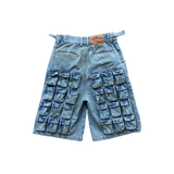 56 Pocket Denim Shorts (Sand Wash)